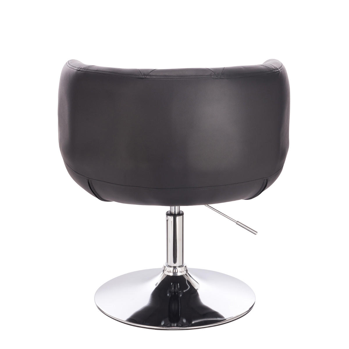 COCKTAILSESSEL PANAMA Kunstleder Schwarz - Silberfarben/Schwarz, Textil (55/78/61cm) - SVITA