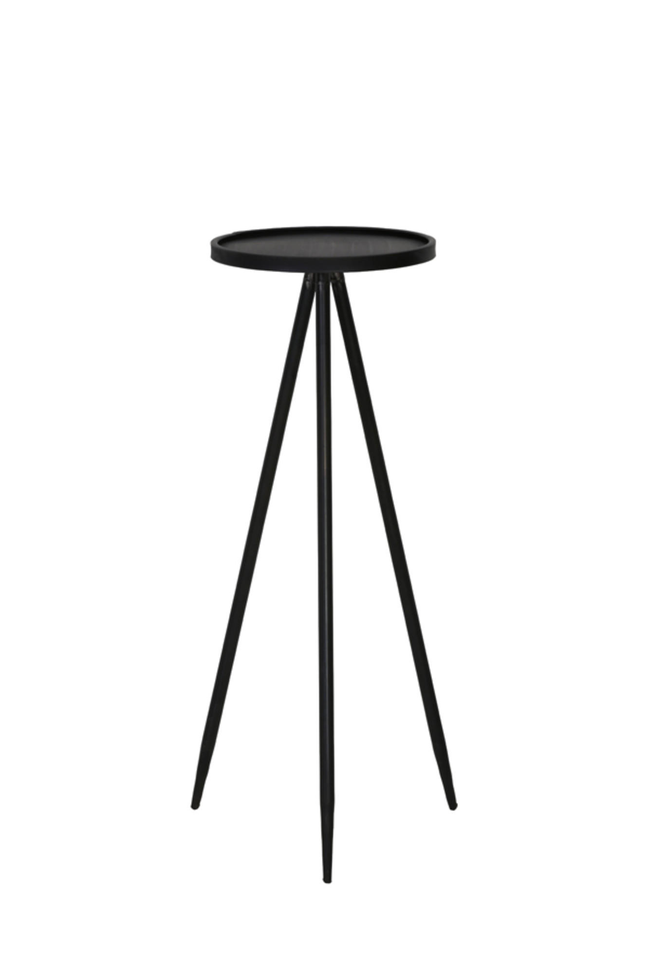 SÄULE Envira Grau Ø30/80,5 cm - Grau, Metall (30/30/80.5cm) - Light & Living
