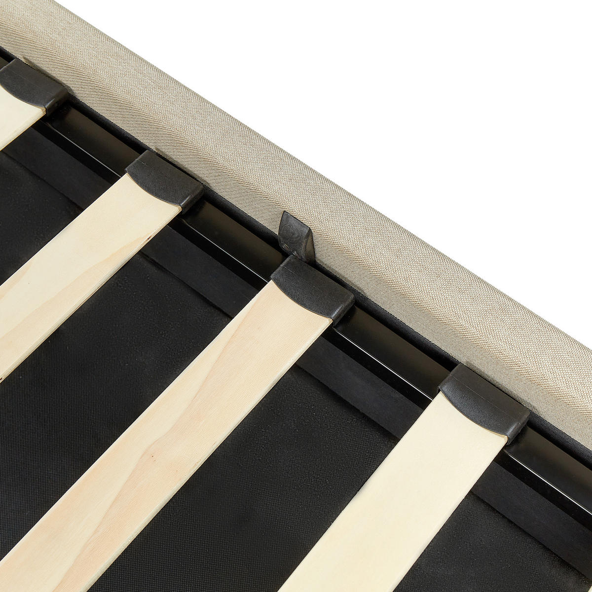 POLSTERBETT 140/200 cm Beige Dreux - Beige, Textil (140/200cm) - Beliani