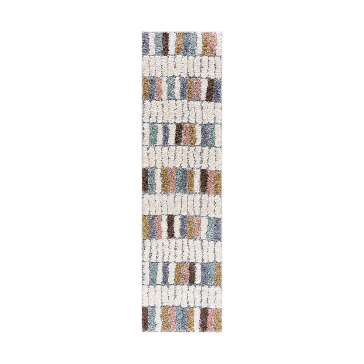 HOCHFLOR-TEPPICH Focus 3032 Multi 80x300 cm - Multicolor, Textil (80/300cm) - carpet city