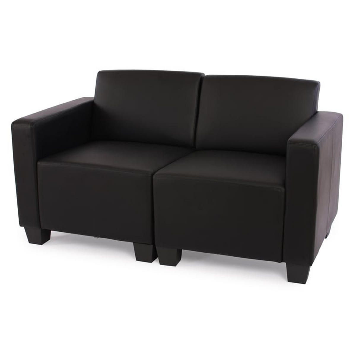 2-SITZER SOFA Schwarz - Schwarz, Textil (136/76/72cm) - MCW