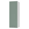 KÜCHENHÄNGESCHRANK Kvantum W4/20 Mint Matt / Weiß Matt 20 / 32,5 / 96cm - Weiß/Mintgrün, Holz/Holzwerkstoff (20/96/32.5cm) - Feldmann-Wohnen