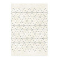 TEPPICH Design kurzer Flor beige - Beige, Textil (140/200cm) - AFK Living