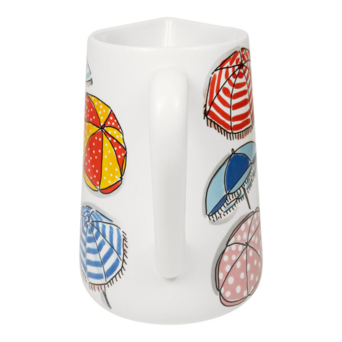 SAFTKANNE Sonnenschirm in Bunt - 1000 ml - Multicolor, Keramik (1L) - Blond Amsterdam