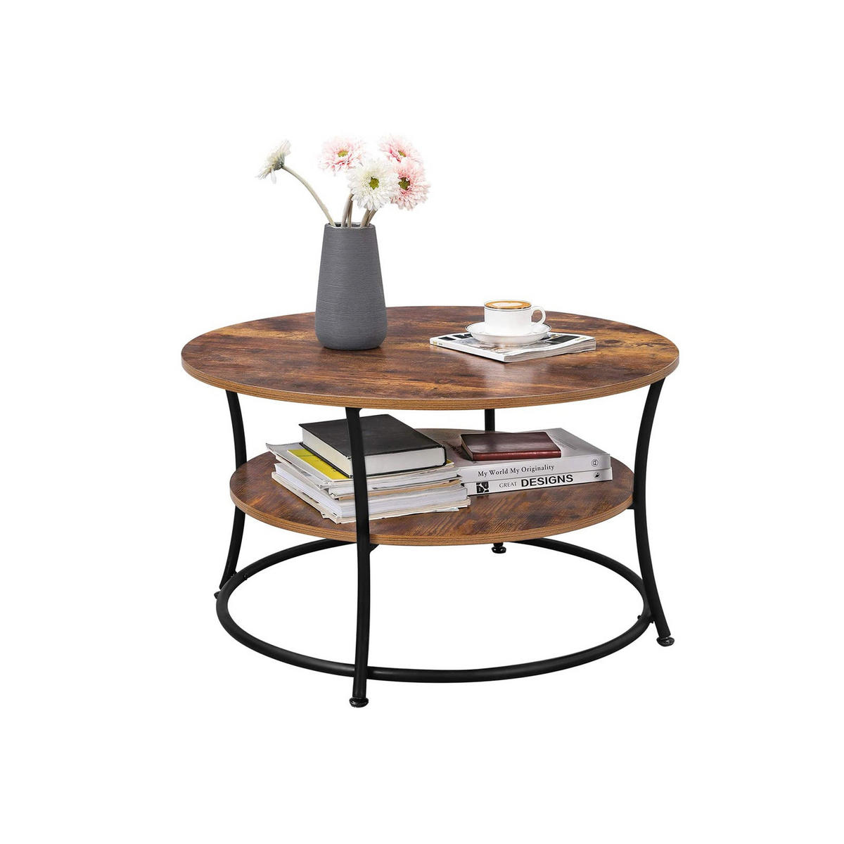 COUCHTISCH - Braun, Holzwerkstoff (80/80/45cm) - Hansiro