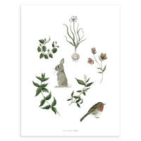 POSTER Wintermärchen, 30x40 cm - Grün, Papier (30/1/40cm) - Lilipinso