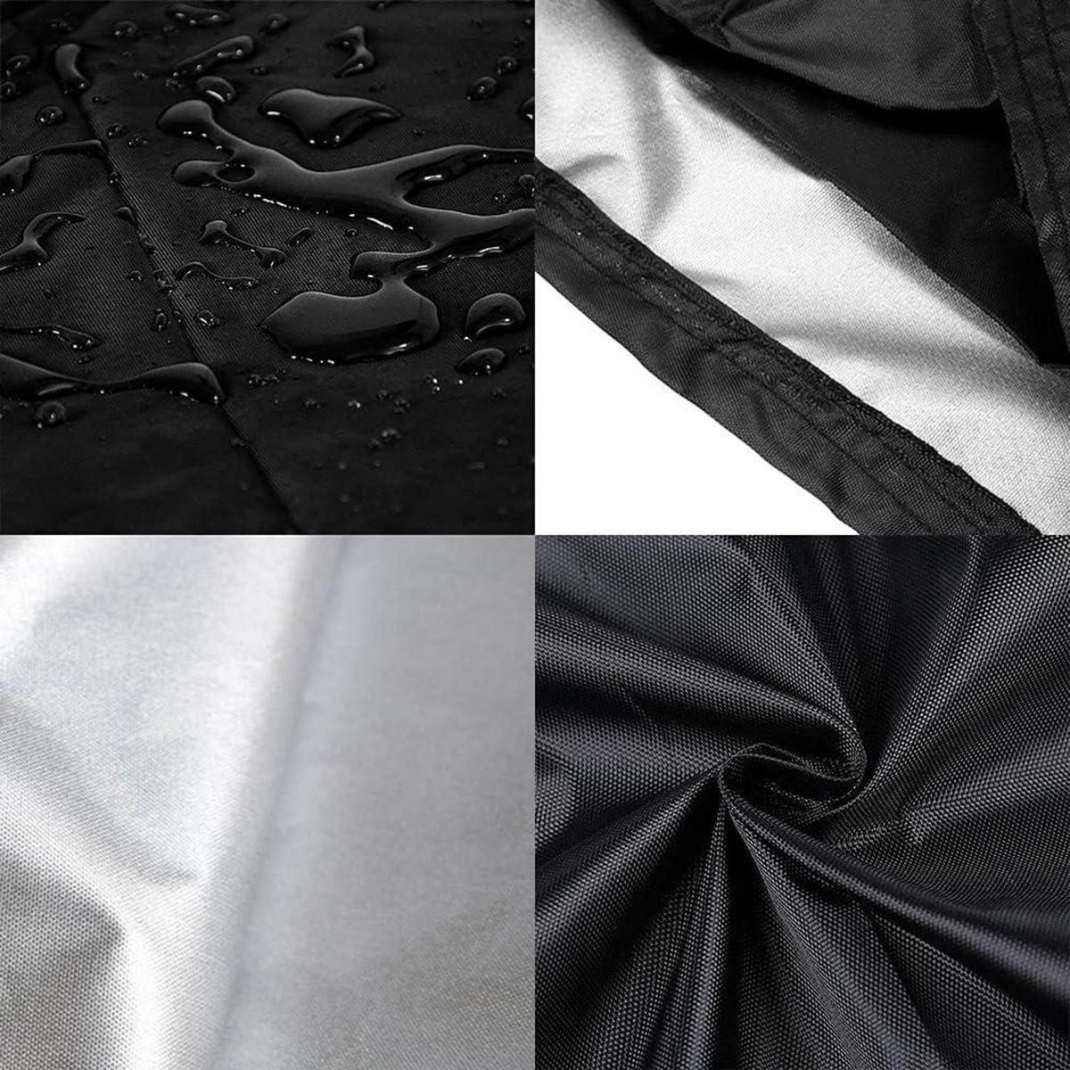 GARTENBANK Schutzhülle 224 x 83 x 84 cm Oxford Schwarz - Schwarz, Textil (83/84/224cm)