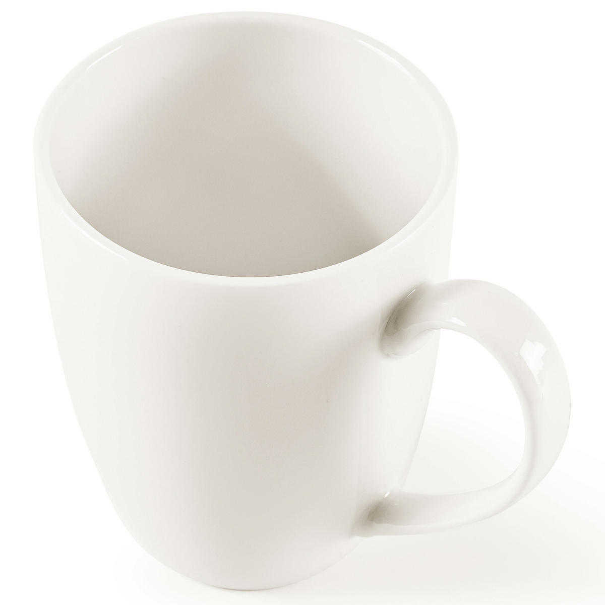 TASSEN-SET BECHER-SET AD BELLA 6-tlg,Porzellan, ecru - Ecru, Keramik (0.4L) - KONSIMO®