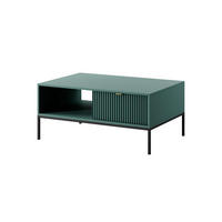 COUCHTISCH Font 104x46x68 cm - Modern Wohnzimmertisch Gefertigt aus Robuster Laminierter Spanplatte - Grün - Grün, Holzwerkstoff (46/104/68cm) - Chilly