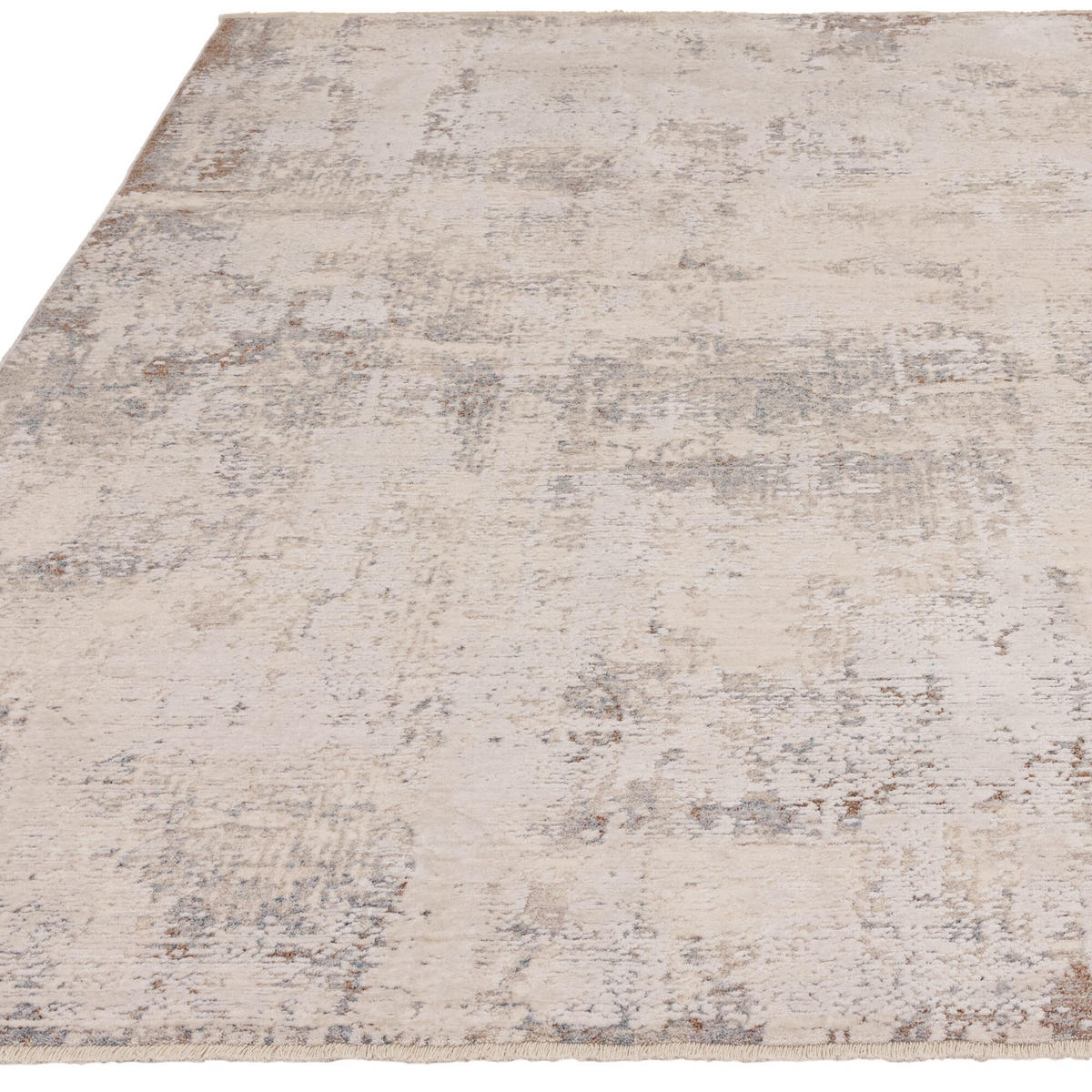 TEPPICH Velours abstrakt flauschig pflegeleicht Naturtöne SIENA-Arbia, Beige 160x240 cm - Beige, Textil (160/240cm) - KADIMA DESIGN
