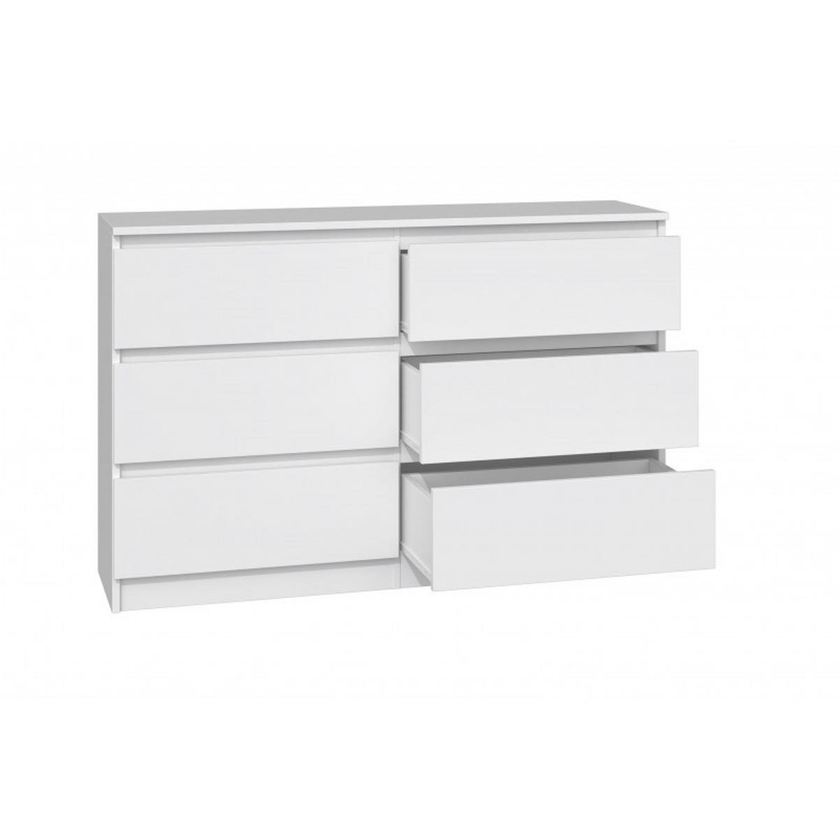 KOMMODE Weiß 120/75/30 - Weiß, Holzwerkstoff (120/75/30cm) - RAUMHIRSCH FURNITURE