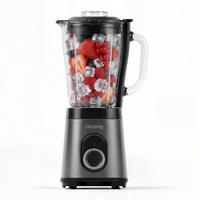 H.KOENIG Mixer mit Titan-Klingen - Silberfarben, Metall (20/42/18.5cm) - HKoenig