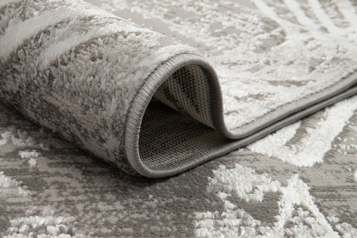 TEPPICH CRYSTAL Dunkelgrau 140/200 cm - Dunkelgrau, Textil (140/200cm) - Tapiso