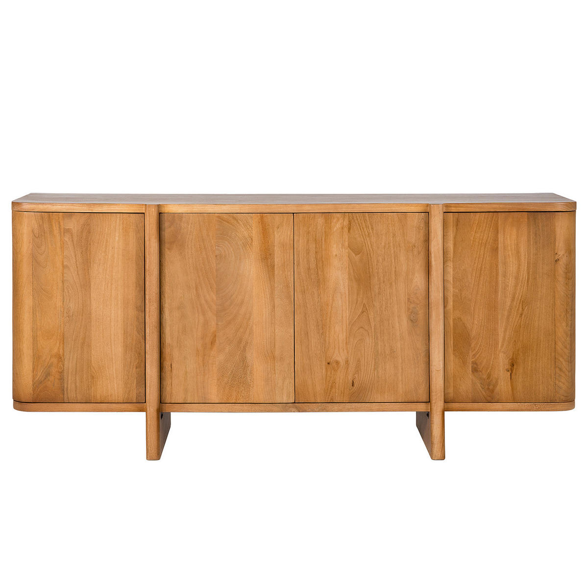 MASSIVES SIDEBOARD - Mango Honig - Braun, Holz (160/72/42cm) - home24