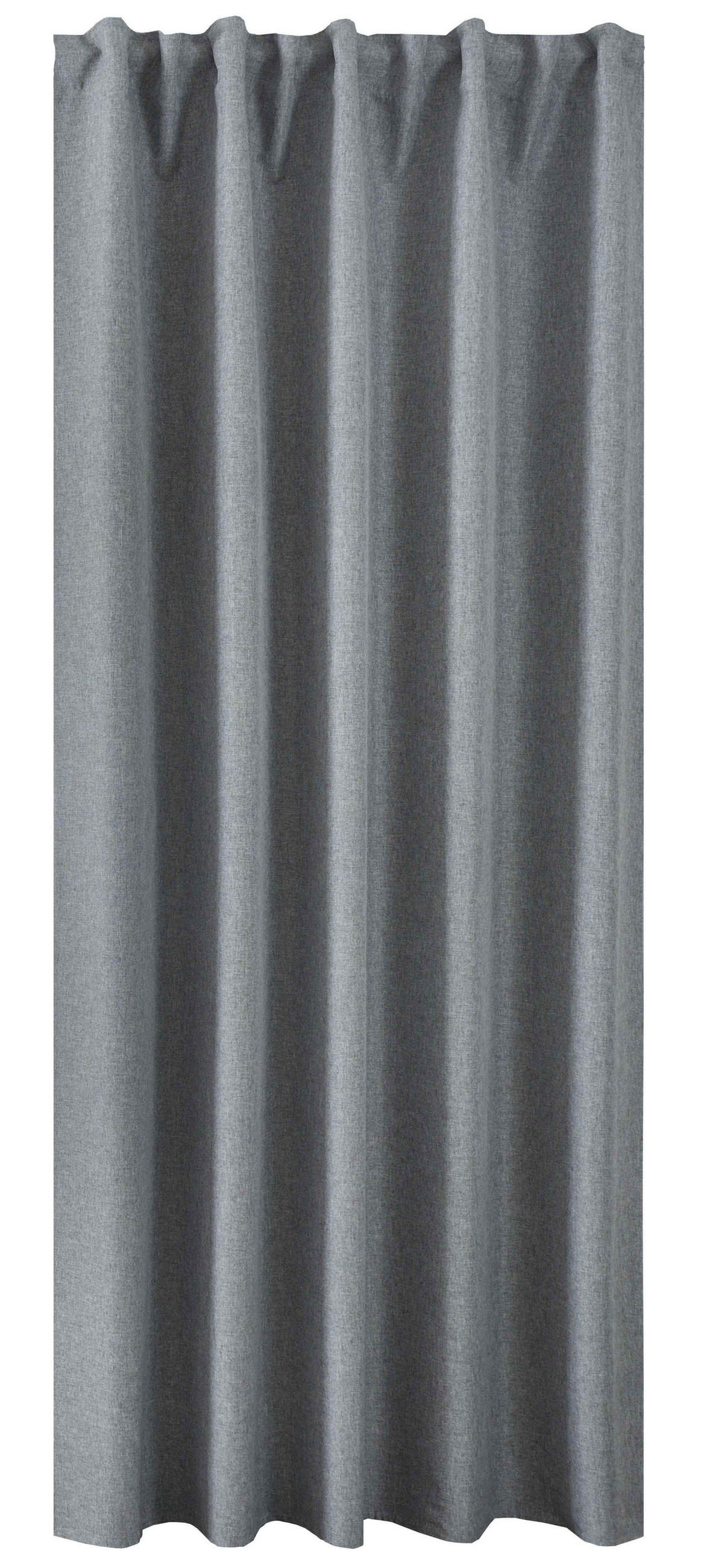 VORHANG BOSTON DARK HxB 175x140 cm Grau - Grau, Textil (140/175cm) - Gardinenbox