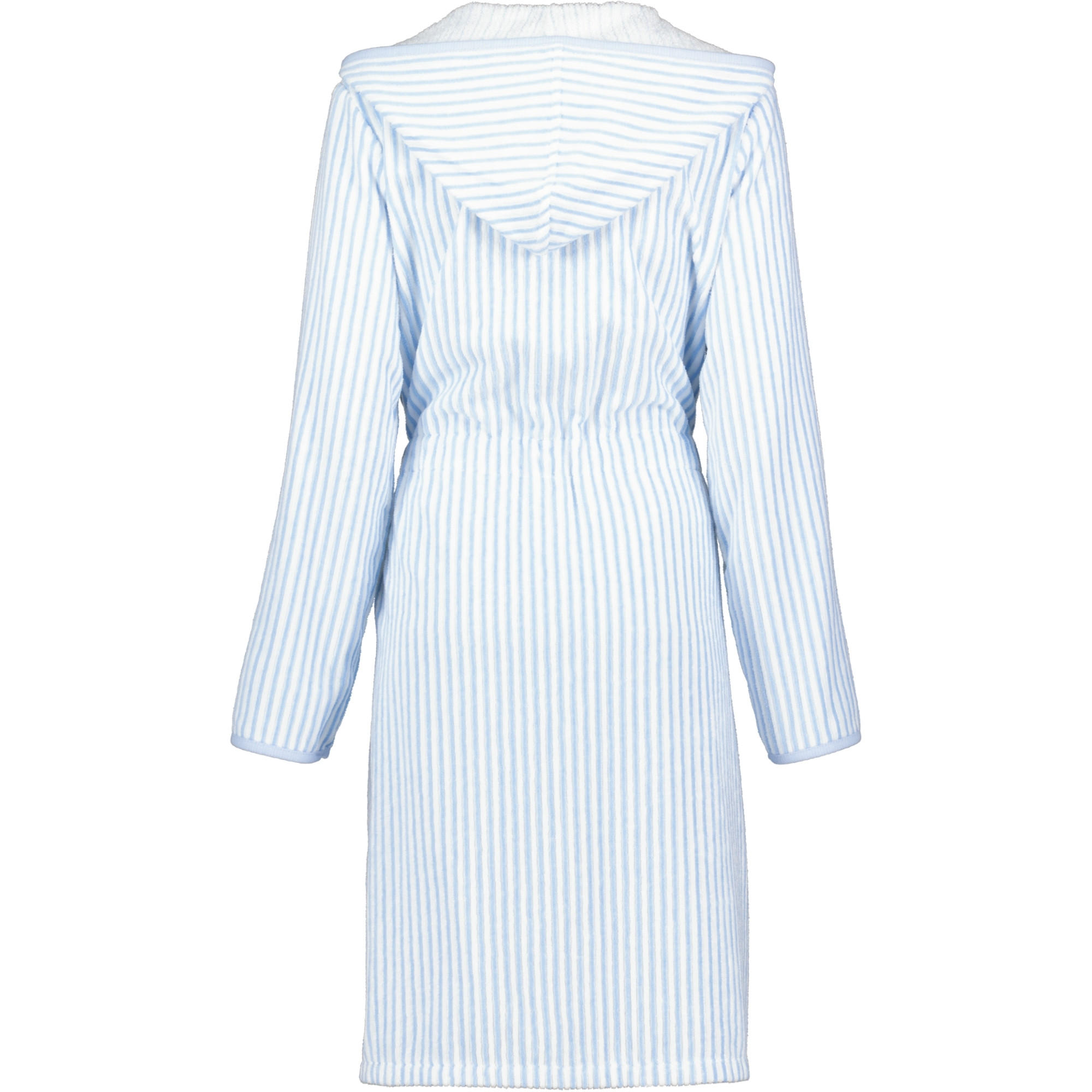 BADEMANTEL DAMEN REISSVERSCHLUSS 6416 MITTELBLAU - 11 - Blau, Textil (Mnull) - Cawoe