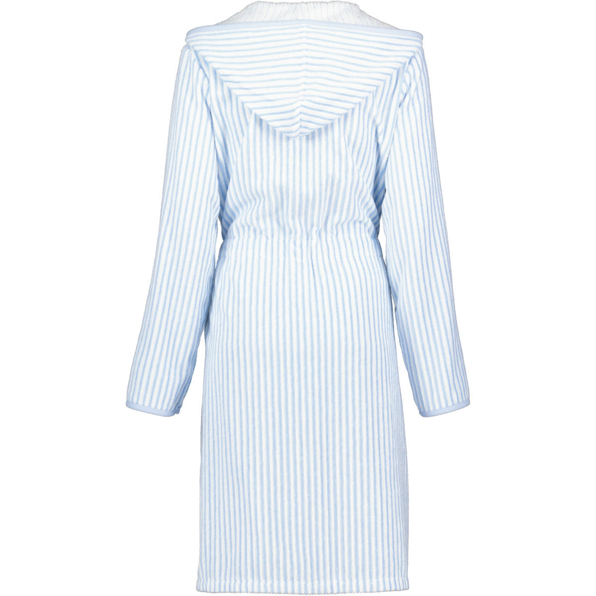 BADEMANTEL DAMEN REISSVERSCHLUSS 6416 MITTELBLAU - 11 - Blau, Textil (Lnull) - Cawoe