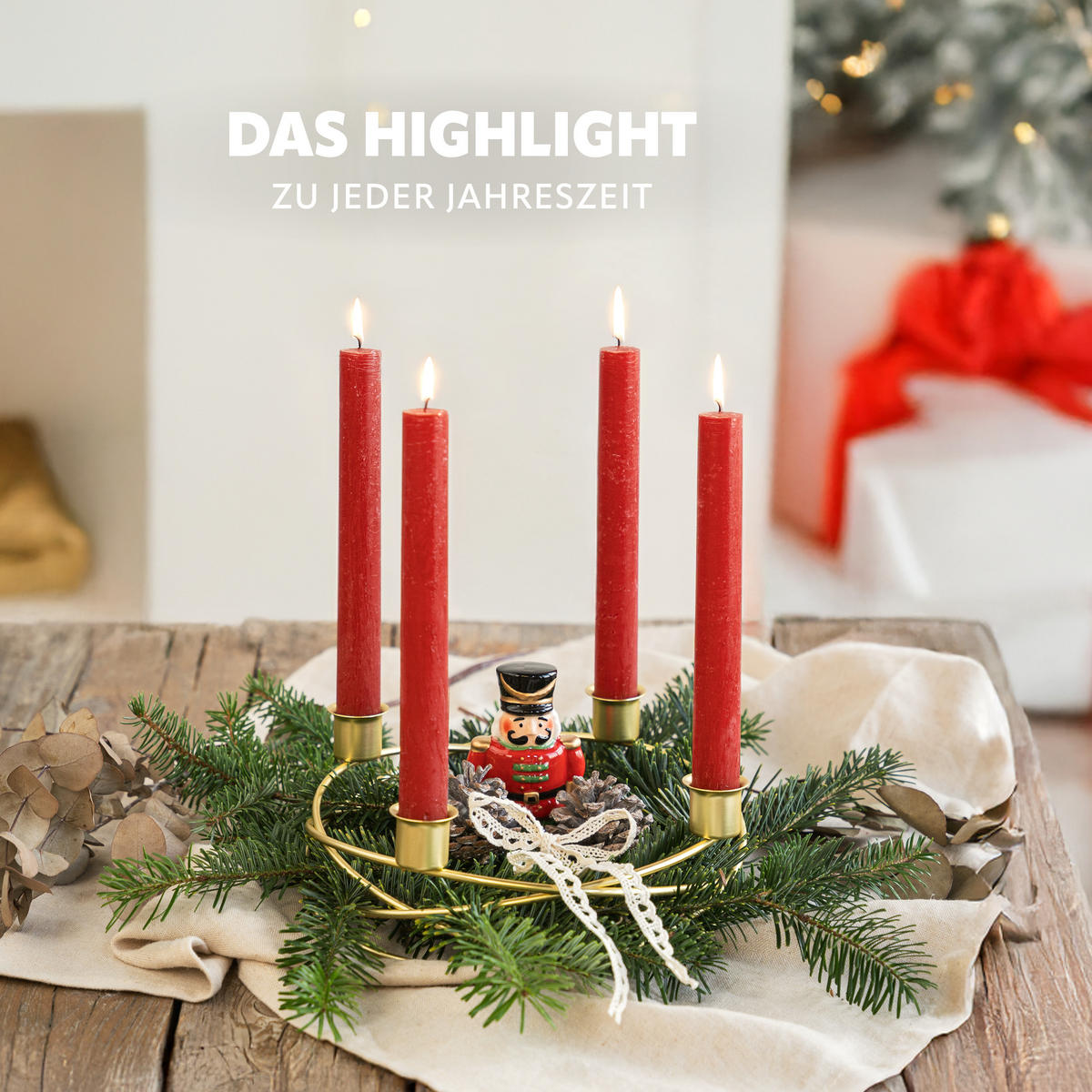 KERZENHALTER, Gold, Metall - Goldfarben, Metall (22/6.7/22cm) - bremermann