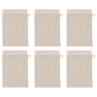 WASCHHANDSCHUH (6er Set) Fabulous - Beige, Textil (15/21cm) - Butlers