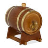 WHISKYFASS - Braun, Holz/Kunststoff (1.25L) - Relaxdays