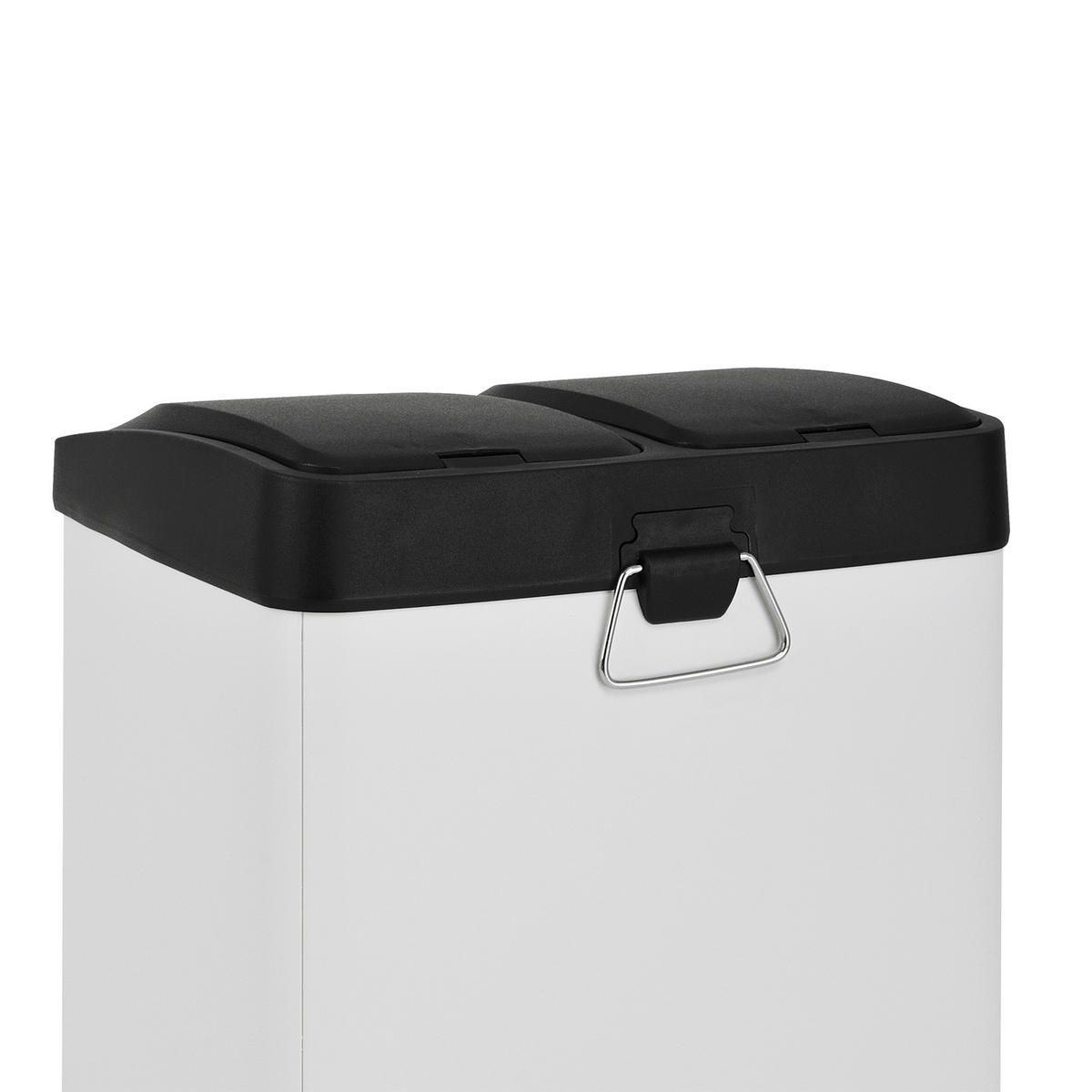 MÜLLEIMER TC2X8 - Weiß, Metall (32/38/28cm) - SVITA