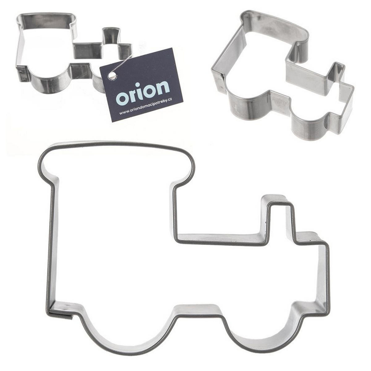 AUSSTECHFORM Lokomotive 6 cm Silber - Silberfarben, Metall (4.5/1.5/6cm) - Orion 