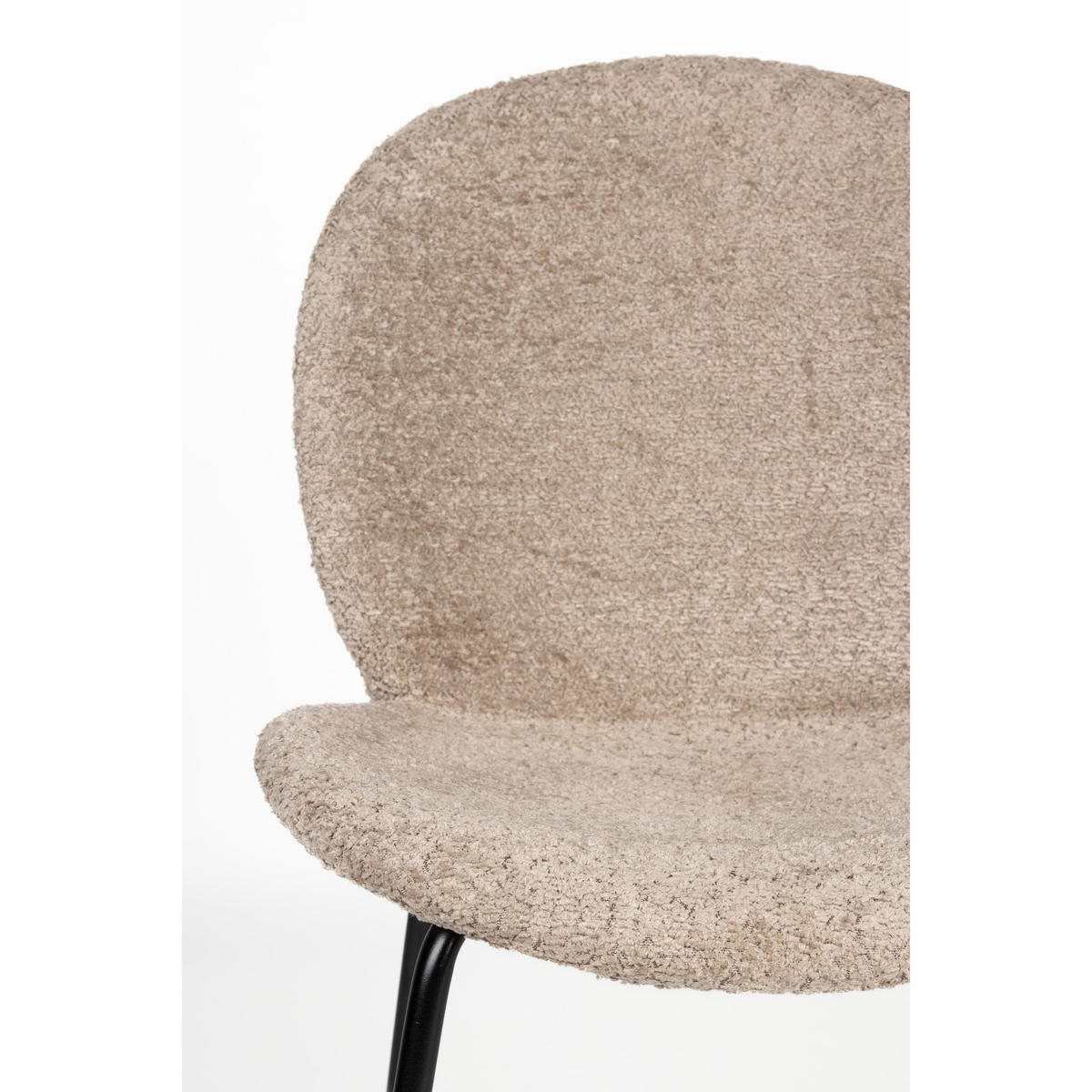 ESSZIMMERSTUHL Bonnet Beige - 2 er Set - Beige, Kunststoff (45/84/53cm) - Zuiver