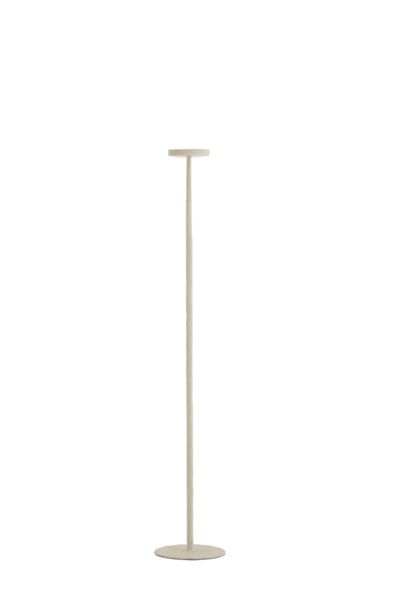 KERZENSTÄNDER Esine Weiß Ø18/100 cm - Weiß, Metall (18/100/18cm) - Light & Living