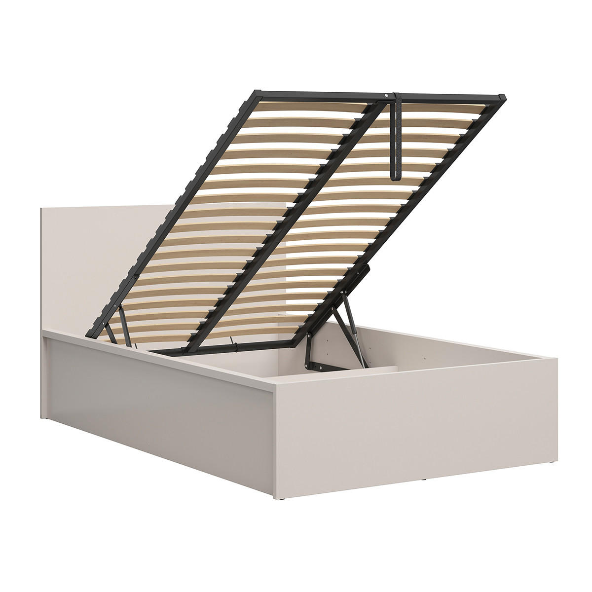 BOXBETT 120/200 Edwin Kaschmir - Beige, Holzwerkstoff (120/200cm) - Petits-meubles