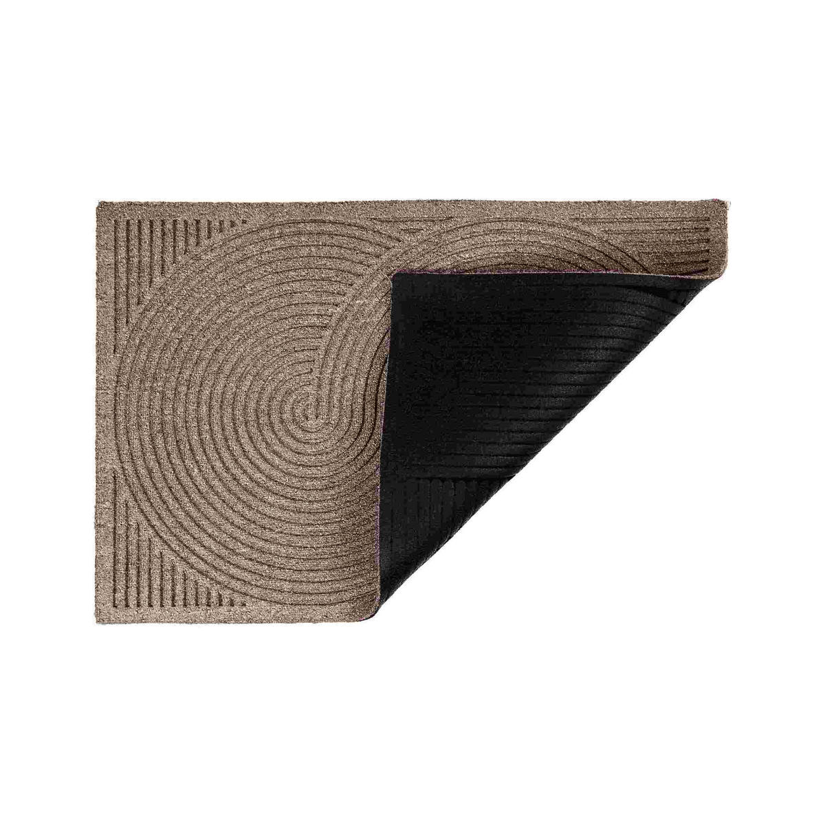 RUTSCHFESTE FUßMATTE GRAPHIC DELUXE - Braun, Textil (60/90cm) - Astra
