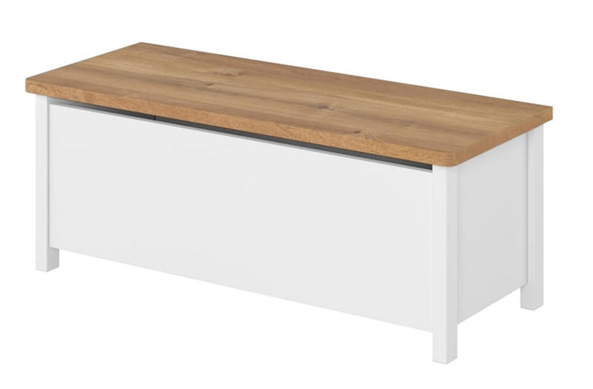 MÖBELSET STORY II - Eichefarben/Weiß, Holzwerkstoff (110/161/96cm) - Meblini