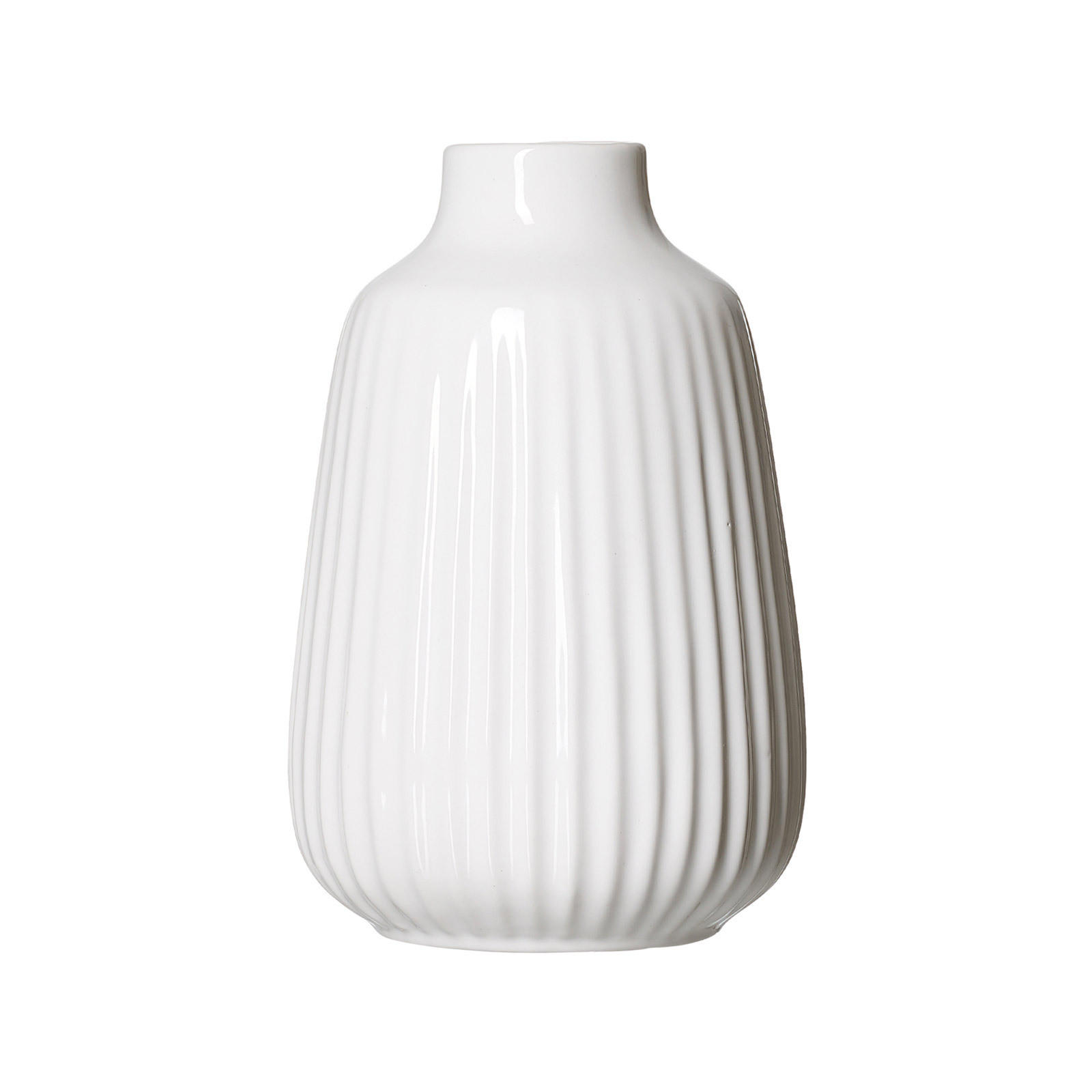 VASE Sanremo weiß 20 cm - Weiß, Keramik (20cm) - Ritzenhoff Breker