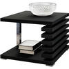 COUCHTISCH Kyoto II 60x60 schwarzmatt - Schwarz, Holzwerkstoff (60/60/44cm) - Beautysofa