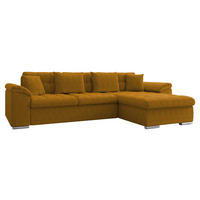 ECKSOFA Diana Cord, Seite: Rechts - Bronzefarben, Holz/Textil (280/160cm) - MIRJAN24