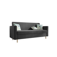SOFA MELISA mit Schlaffunktion RIVIERA 95 mit Stauraum - Grau, Textil (87/95/216cm) - Bedante