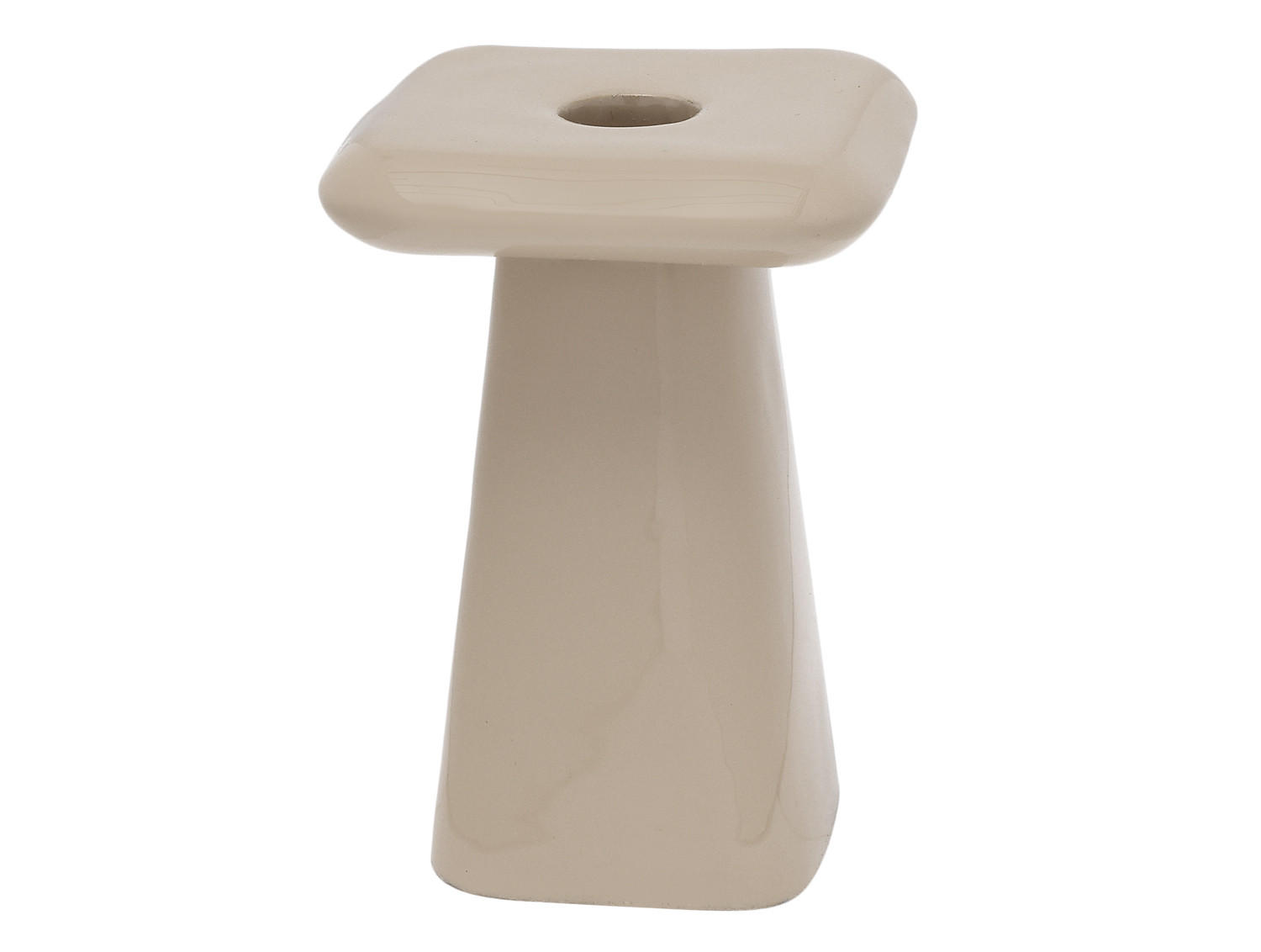 KERZENHALTER Roca Grau 9/9/13 cm - Grau, Metall (9/13/9cm) - Present Time