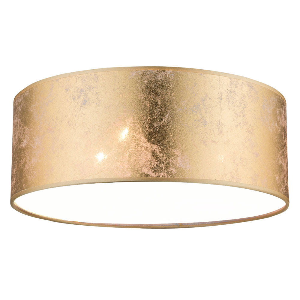 LED DECKENLEUCHTE Metall Gold - Goldfarben, Metall (40/40/17.5cm) - Globo Lighting