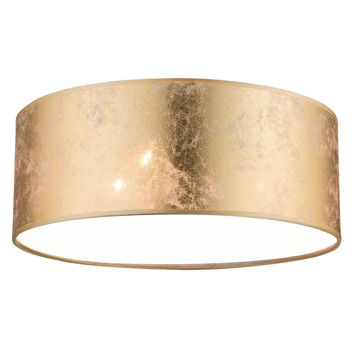 LED DECKENLEUCHTE Metall Gold - Goldfarben, Metall (40/40/17.5cm) - Globo Lighting