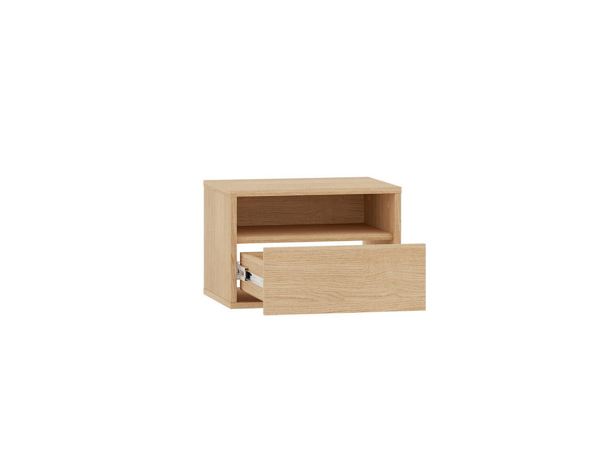 NACHTTISCH – 45 cm – Reynos – Eichefarben - Eichefarben, Holzwerkstoff (45/30/33cm) - hi-markt