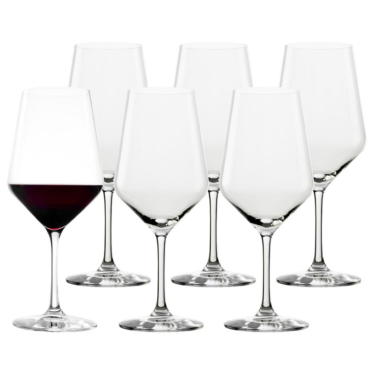 BORDEAUXGLÄSER Revolution transparent 650 ml 6er Set - Transparent, Glas (0.65L) - Stölzle Lausitz