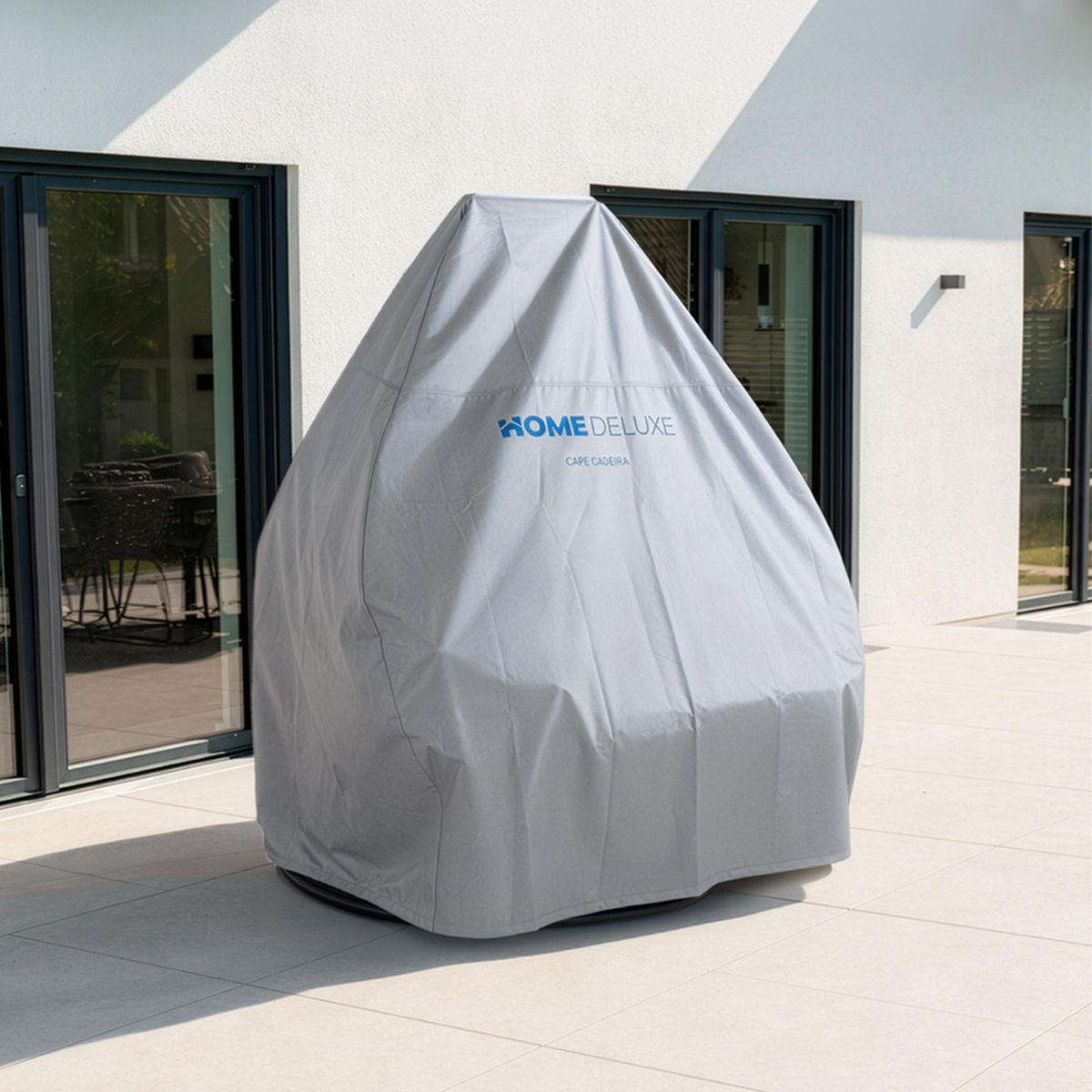 REGENABDECKUNG CAPE CADEIRA Hellgrau - 2-Sitzer - Hellgrau, Kunststoff (210/240/210cm)