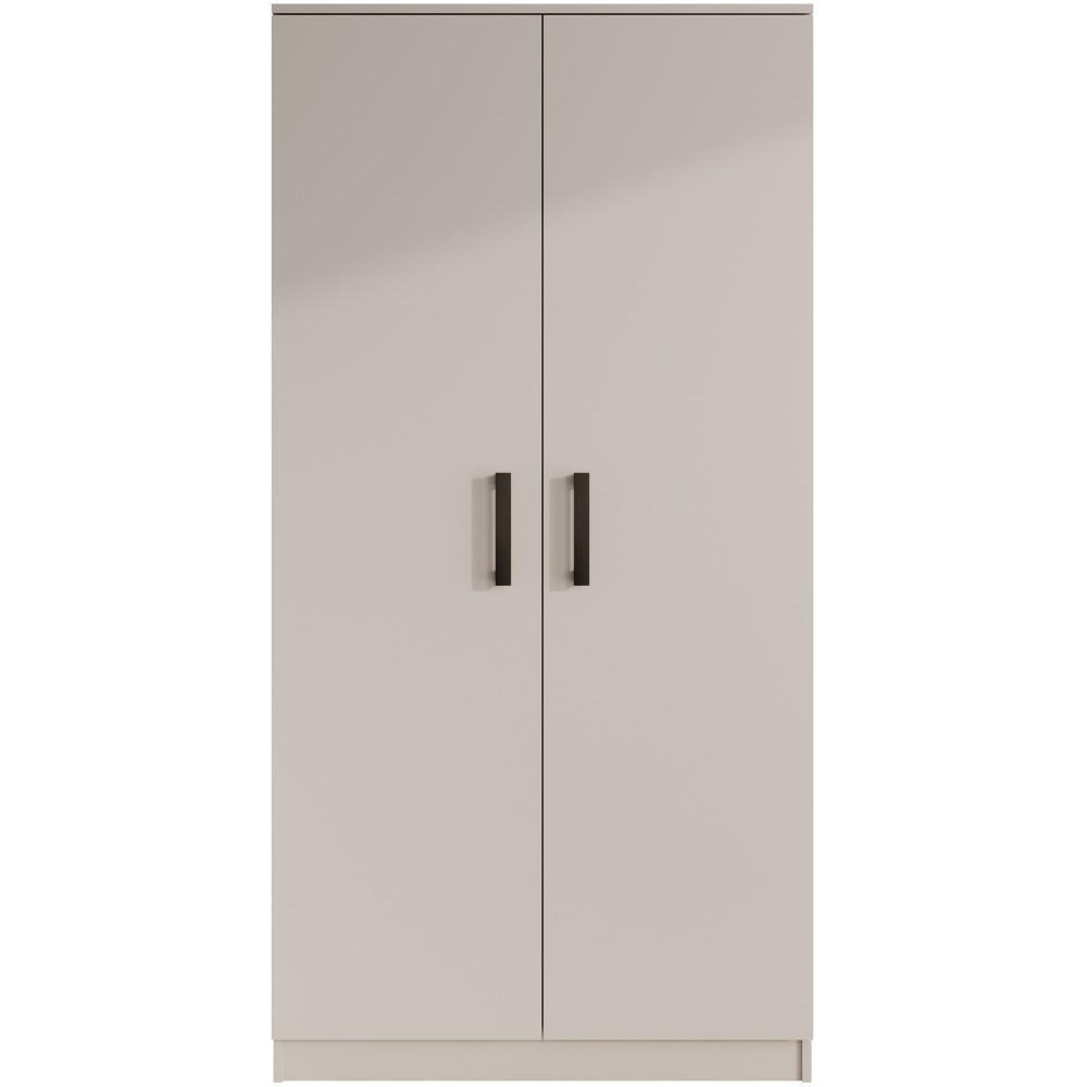 Thumbnail - Beautysofa Drehtürenschrank, Kaschmir, Holzwerkstoff, Rechteckig, 90x180x50 cm, Schlafzimmer, Kleiderschränke, Drehtüren...