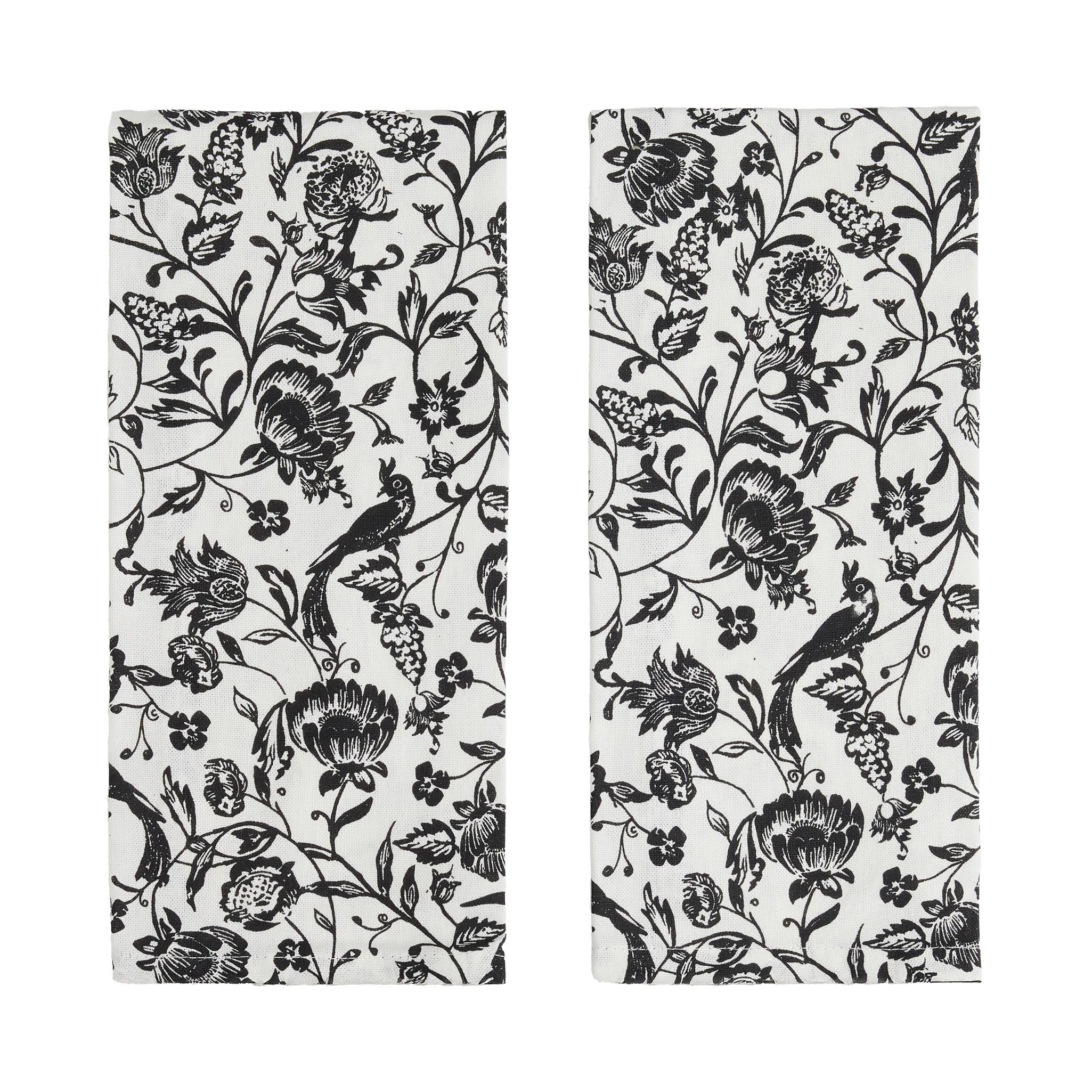 KÜCHENHANDTUCH-SET Fylla (2er-Set) - Schwarz, Textil (40/60cm) - home&you