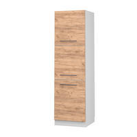 HERDUMBAUSCHRANK Fame-Line Goldkraft Eiche 60 cm - Honigeiche/Eiche Wotan, Holzwerkstoff (60/206.8/58cm) - Vicco