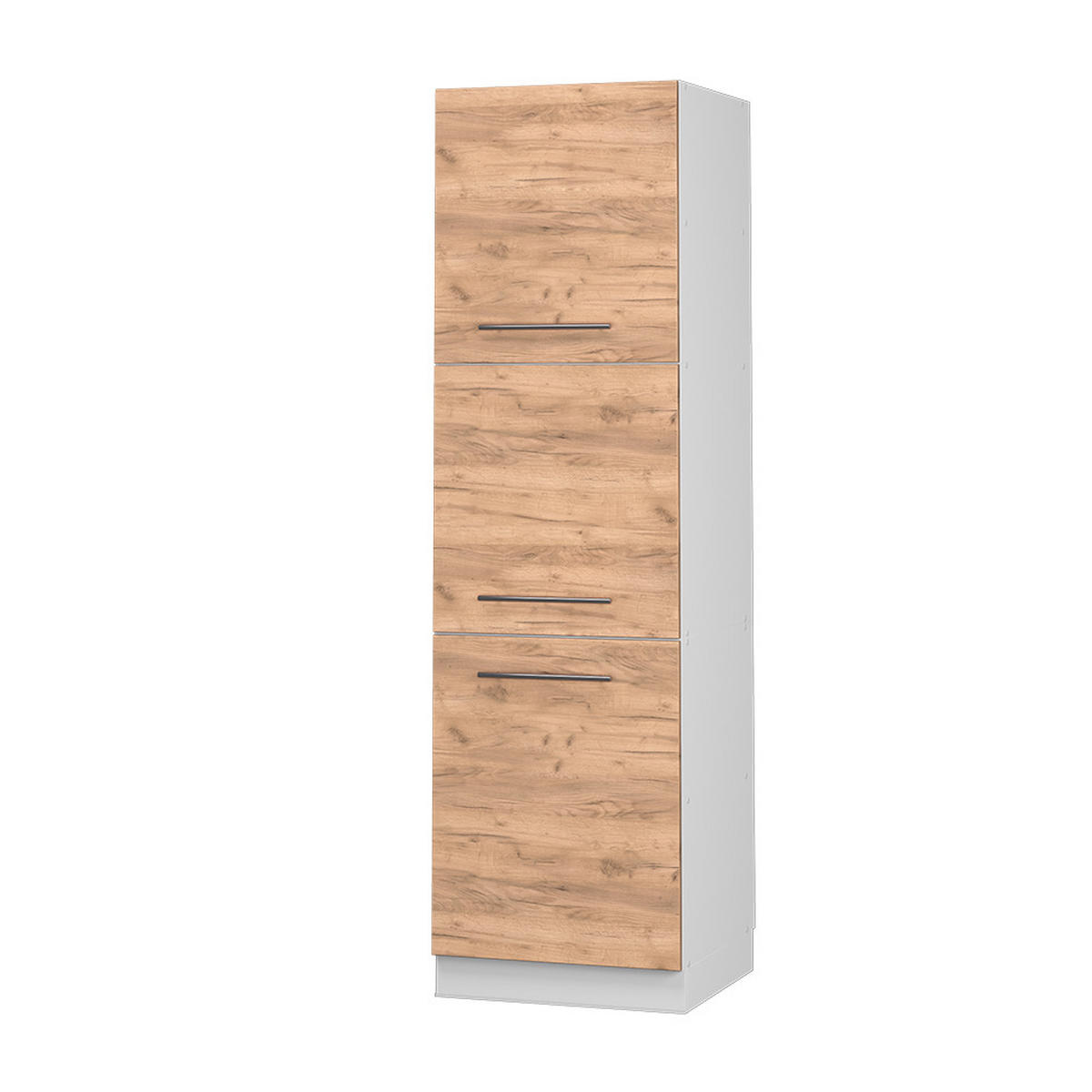 HERDUMBAUSCHRANK Fame-Line Goldkraft Eiche 60 cm - Honigeiche/Eiche Wotan, Holzwerkstoff (60/206.8/58cm) - Vicco