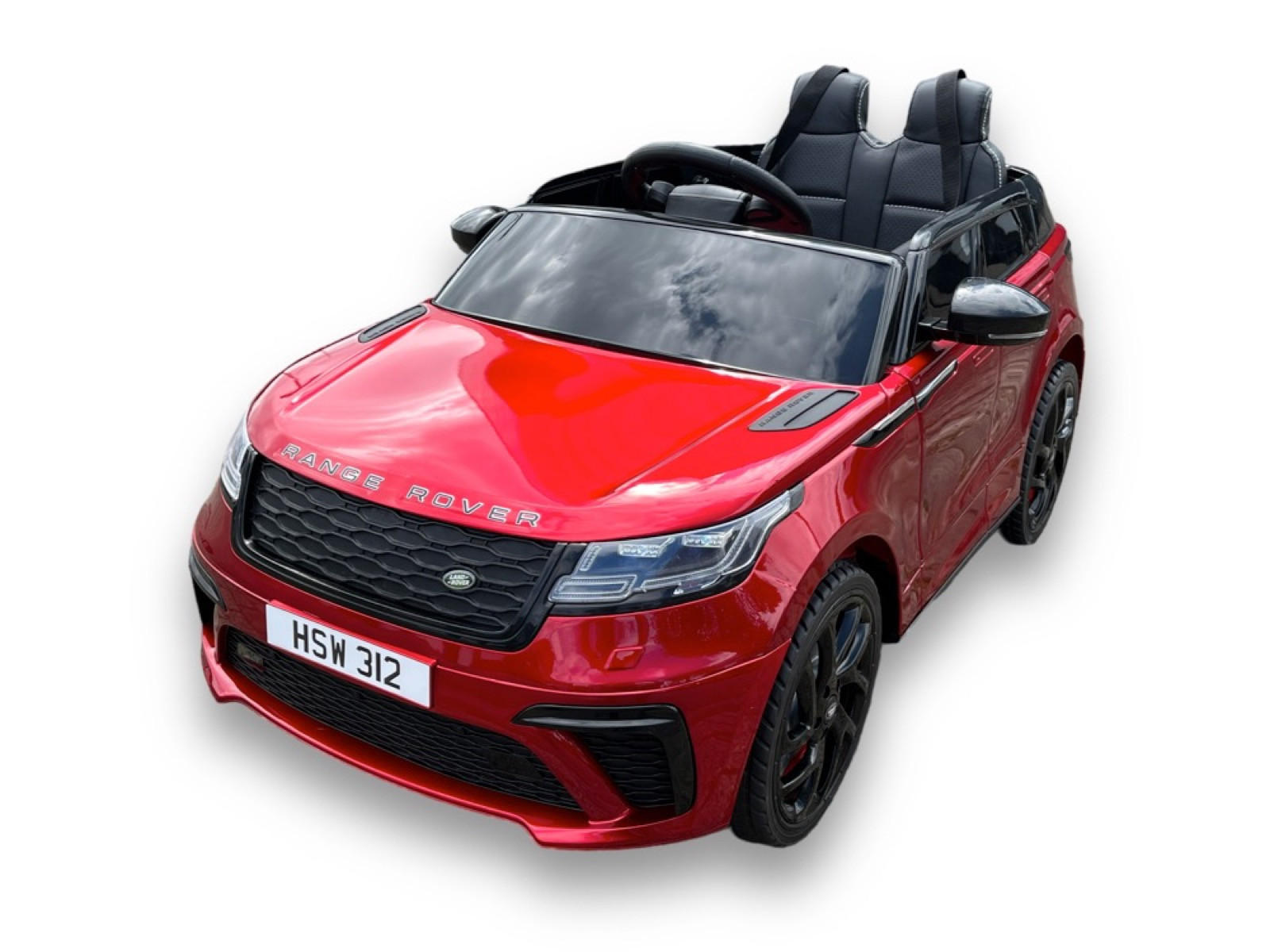 KINDER ELEKTROAUTO Range Rover Velar Rot - Rot, Kunststoff (108/66/52cm) - TPFLiving