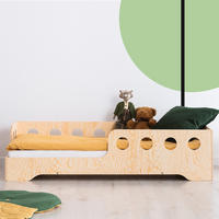 POSTEL 90/190 Sacha Přírodní dřevo - hnědá, dřevo (90/190cm) - Petits-meubles