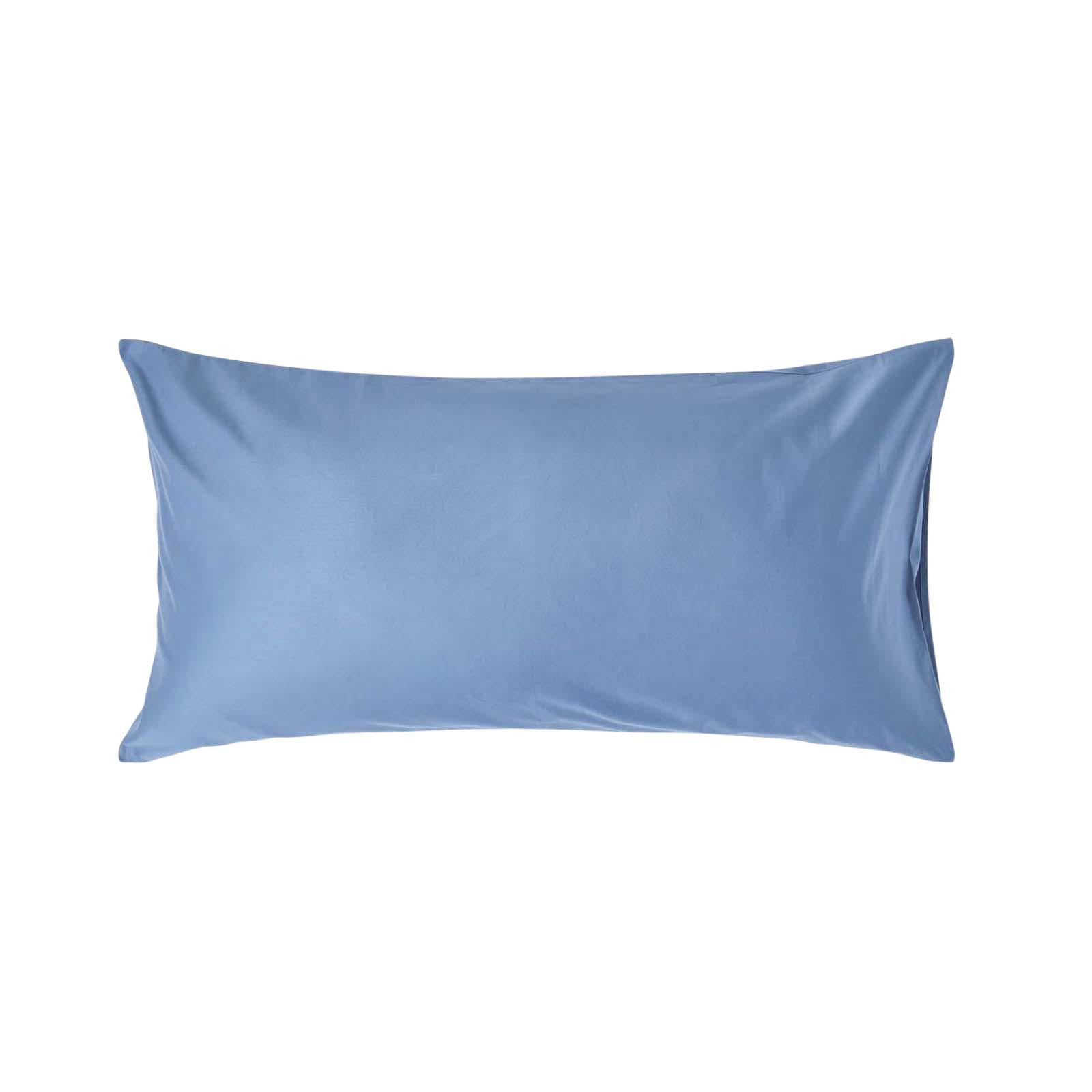 Homescapes Kissenbezug Blau 50x90 cm