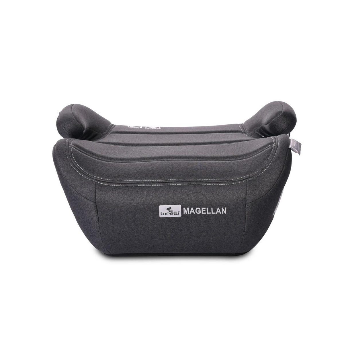 SITZERHÖHUNG i-Size Magellan schwarz (125-150cm) Bezug waschbar, Booster - Schwarz, Kunststoff (42/21/34cm) - Lorelli