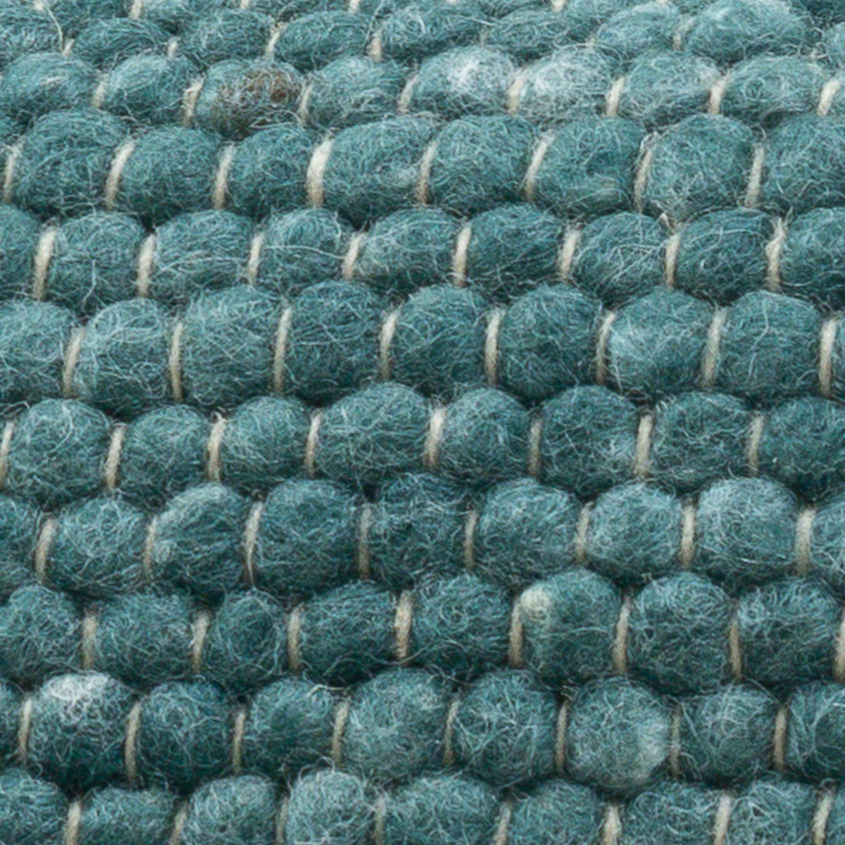 HANDWEBTEPPICH Atlas 90x160 cm - Petrol, Textil (90/160cm) - Rug and Roll